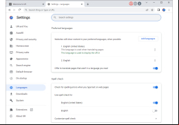 1stBrowser - languages