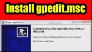 Add GPEDIT.msc logo