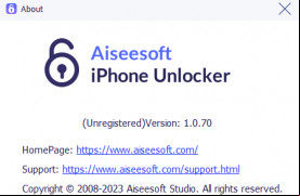 Aiseesoft iPhone Unlocker screenshot 2