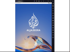 Al Jazeera - welcome-screen