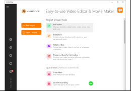 Animotica - Movie Maker - main-screen