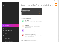 Animotica - Movie Maker - menu