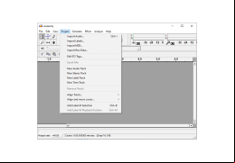 Audacity Portable - project