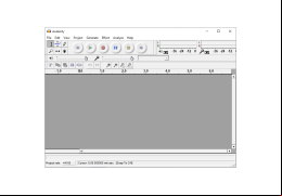 Audacity Portable - main-screen