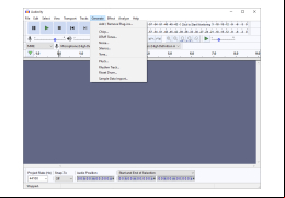 Audacity - generate