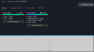 BCWipe screenshot 1