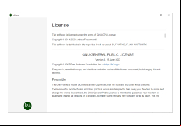 bibisco - license