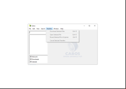 Cabos - transfers-menu