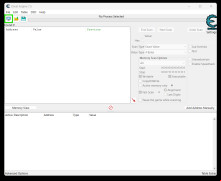 Cheat Engine - main-window