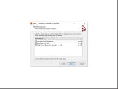 Combined Community Codec Pack - components