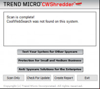 CoolWebShredder (CWShredder) screenshot 1
