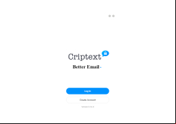 Criptext - main-screen