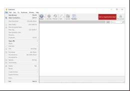 Cyberduck - file-menu
