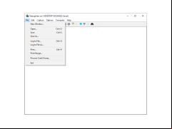 DebugView - file-menu
