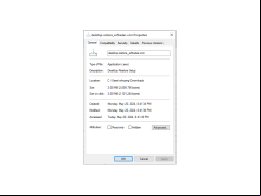 Desktop Restore - properties