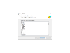 Dicter - languages