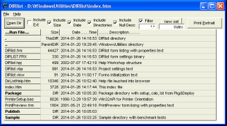 DIRlist screenshot 1