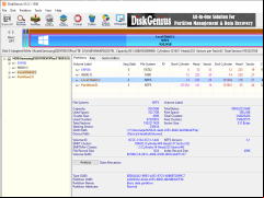 DiskGenius Free - main-screen