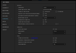 DJUCED - general-settings