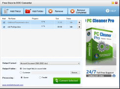 Docx To Doc Converter screenshot 1