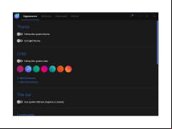 Dopamine - settings-in-application