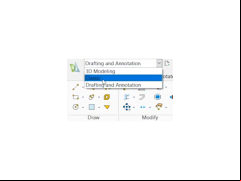 DraftSight Free - mode