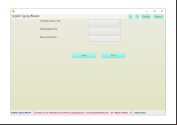 English Typing Master - settings