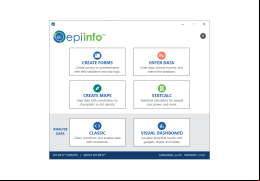 Epi Info - main-screen