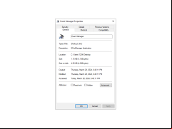 Epson Event Manager Utility - properties