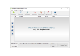 Epubsoft Ultimate DRM Removal - main-screen