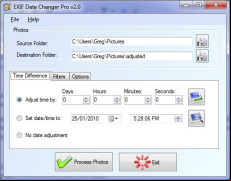 EXIF Date Changer screenshot 1