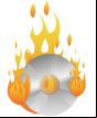 Express Burn Free CD Burning Software logo