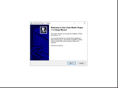 Flash Movie Player - welcome-screen-setup