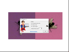 Fly on Desktop Screensaver - settings