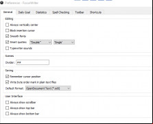 FocusWriter screenshot 3