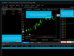 Forex Simulator - main-screen