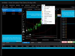 Forex Simulator - help-menu