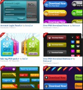 FreeButtonWeb - Free Vector Buttons screenshot 1