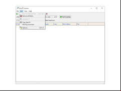 Free IP Scanner - edit-menu