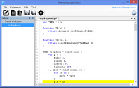 Free JavaScript Editor screenshot 1