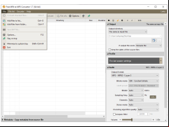 Free Mp4 To Mp3 Converter - file-menu