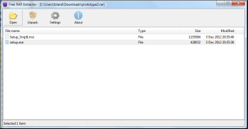 Free RAR Extractor screenshot 1