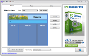 Free Website Builder screenshot 1