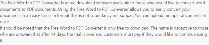 Free Word to PDF Converter screenshot 3