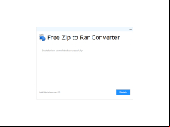 Free Zip to Rar Converter - installation-process
