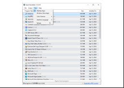 GeekUninstaller - view-menu