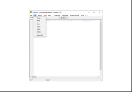 GlovePIE - edit-menu