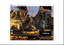 Heaven Benchmark - main-screen