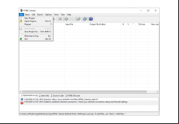 HTML Cleaner - file-menu