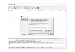 HTML Cleaner - settings